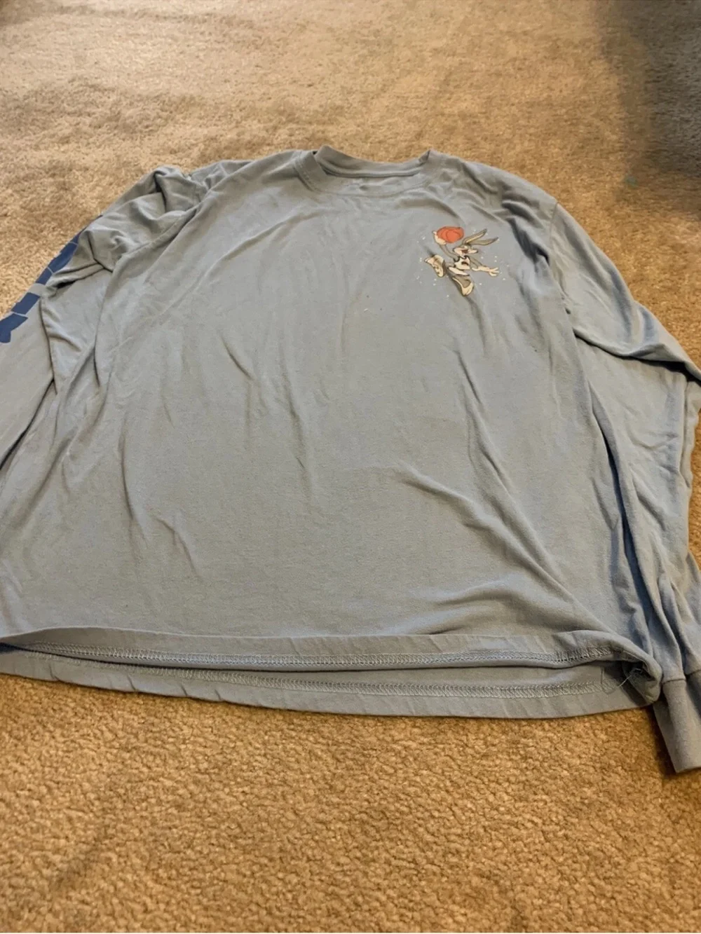space jam size large long sleeve shirt Tune Squad